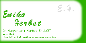 eniko herbst business card